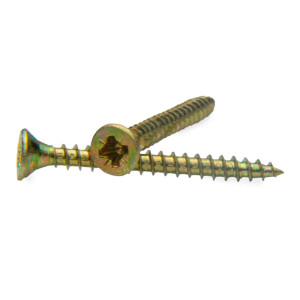 Саморез универсальный 2.5*25 мм Монтаж MD001301 желтый цинк 100 шт