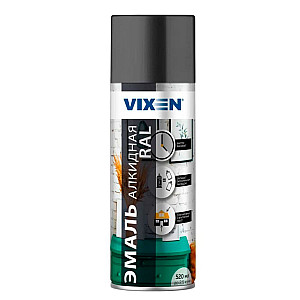 Эмаль Vixen VX17024 алкидная RAL 7024 графитовый серый 520 мл