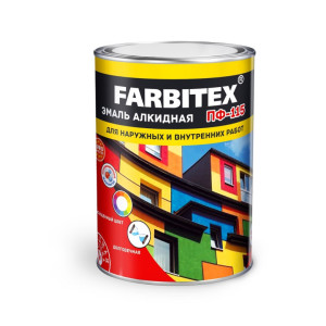 Эмаль алкидная Farbitex ПФ-115 светло-серый 2.7 кг