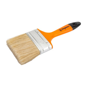 Кисть плоская Петрович П012-20 натуральная щетина пластиковая ручка 75 мм