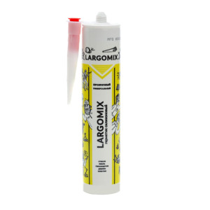 Герметик силиконовый Largomix LRX012 универсальный прозрачный 280 мл