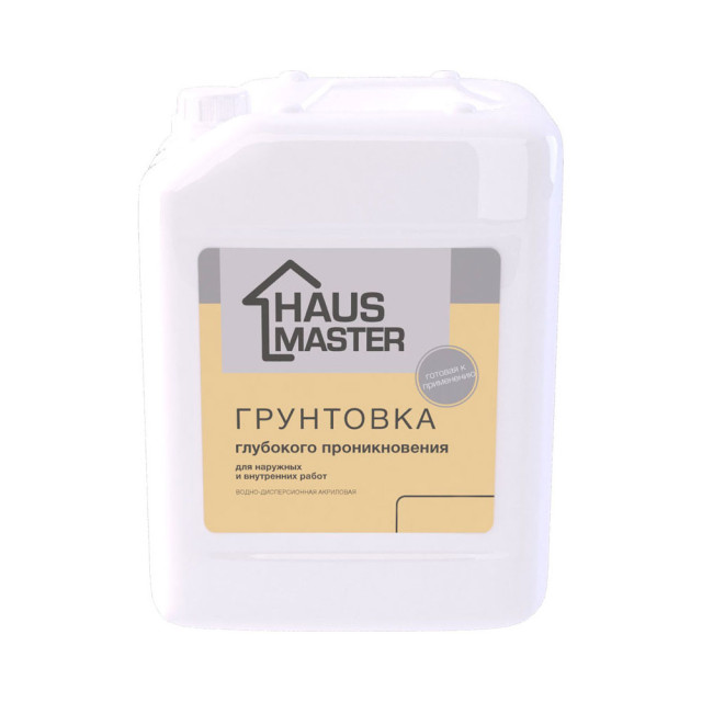 Грунтовка MAV Haus Master глубокого проникновения бесцветная 2 л Грунтовка MAV Haus Master глубокого проникновения бесцветная 2 л