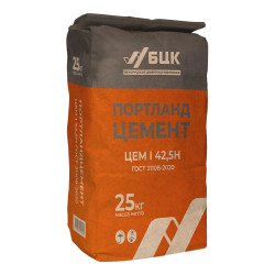 Цемент БЦК Портландцемент ПЦ 500-Д0 25 кг