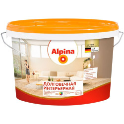 Краска Alpina Долговечная интерьерная 948106339 База 1 белая 2.5 л