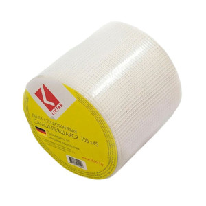 Лента стеклотканевая Lihtar самоклеящаяся 100 мм*45 м