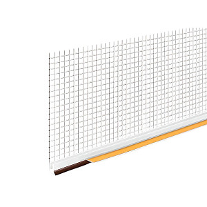 Профиль оконный примыкающий Profigips 6 мм с сеткой 3 м