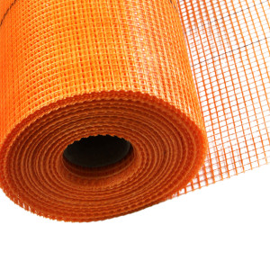 Стеклосетка штукатурная Fixar ССШ-160 5*5 мм разрыв 2000 1*5 м оранжевая