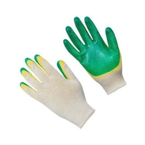 Перчатки хлопчатобумажные Волат 65101-08 с двойным латексным покрытием 10 пар