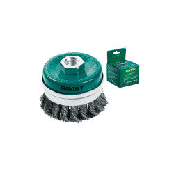Щетка для шлифмашины Волат 81040-75 чашка косичка 75 мм усиленная