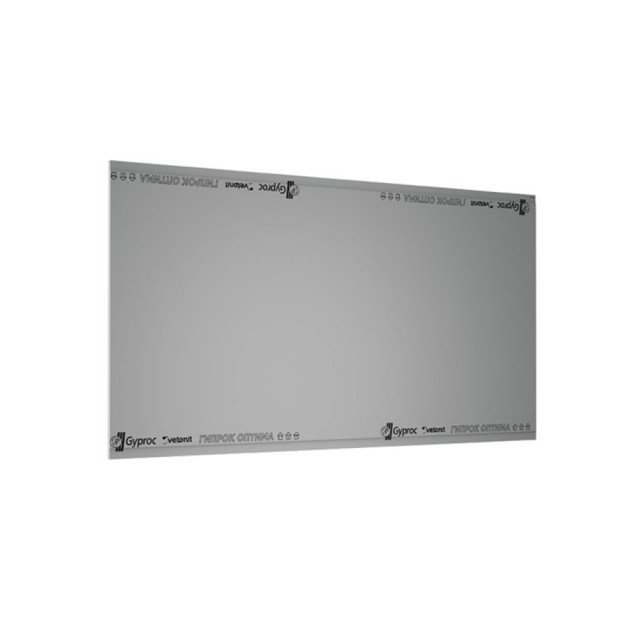 Гипсокартон Vetonit Optima стеновой обычный 12.5*1200*2500 мм Гипсокартон Vetonit Optima стеновой обычный 12.5*1200*2500 мм