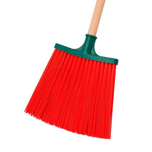 Метла для уборки улиц плоская с черенком