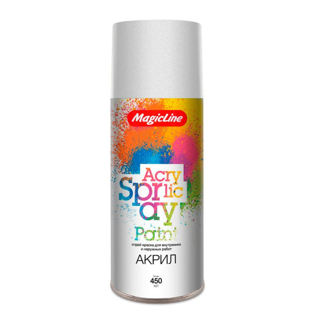 Краска MagicLine 030 RAL 9003 белая глянцевая 265 г Краска MagicLine 030 RAL 9003 белая глянцевая 265 г
