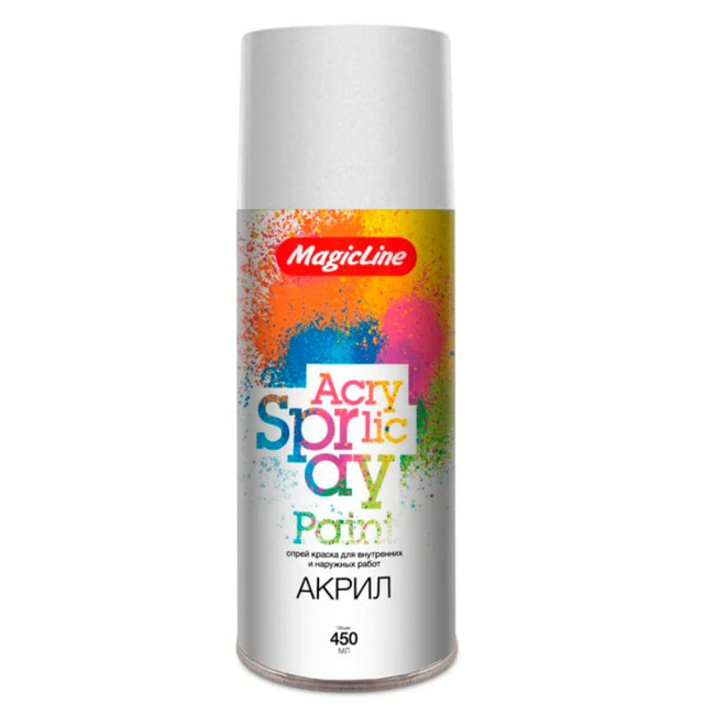 Краска MagicLine 420 RAL 9016 белая матовая 265 г Краска MagicLine 420 RAL 9016 белая матовая 265 г