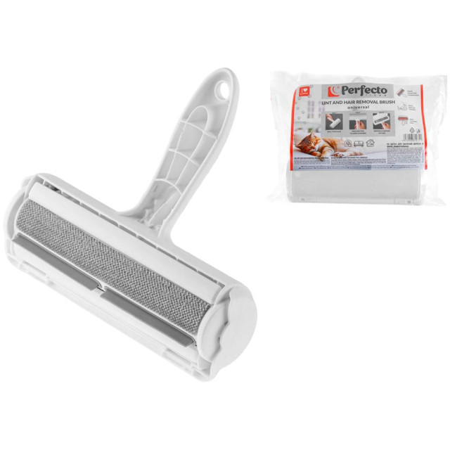 Щетка Perfecto Linea 45-196818 для удаления шерсти и волос универсальная Щетка Perfecto Linea 45-196818 для удаления шерсти и волос универсальная