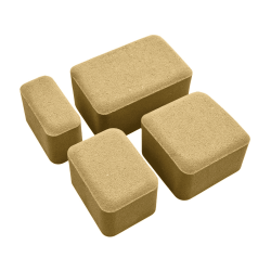 Плитка тротуарная Лидский ЖБИ Старый город 6 см желтая