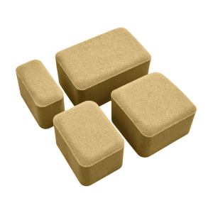 Плитка тротуарная Лидский ЖБИ Старый город 6 см желтая