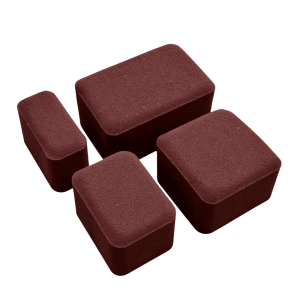 Плитка тротуарная Лидский ЖБИ Старый город 6 см красная