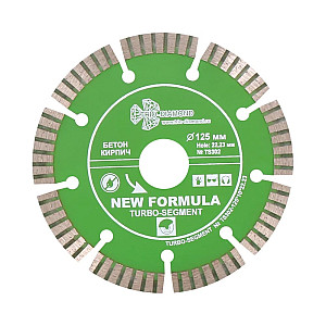 Круг алмазный Trio-Diamond TS302 New Formula Turbo-Segmentо 125*22.23 мм