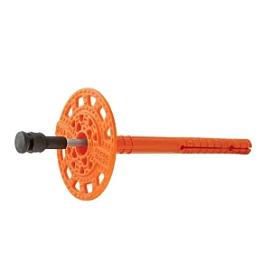 Дюбель тарельчатый ЕКТ 10*180 мм со стальным гвоздем с термоголовкой DTI-10