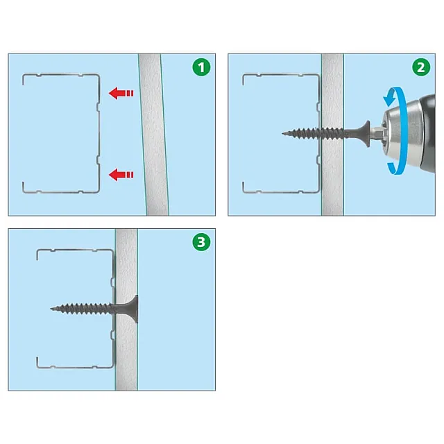 Саморез по гипсокартону 3.5*19 мм ЕКТ 74001 частый шаг фосфат 1000 шт