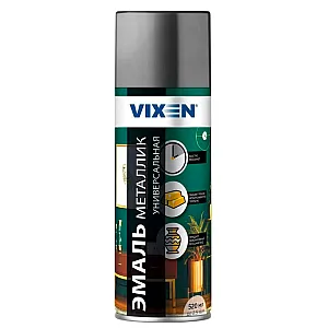 Эмаль Vixen VX19120 универсальная металлик серебро 520 мл