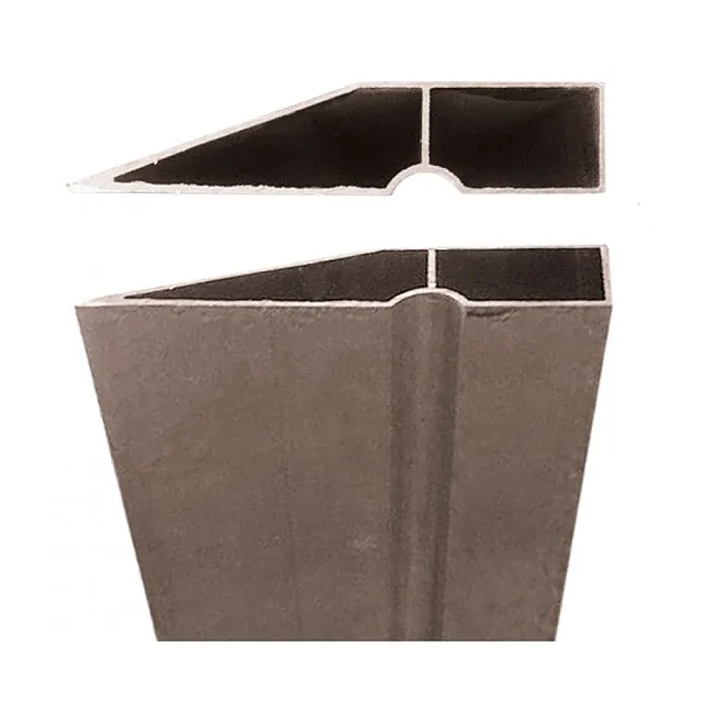 Правило УправДом 043843 алюминиевое трапециевидный профиль с цилиндрическим ребром жёсткости 1.5 м