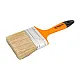 Кисть плоская Петрович натуральная щетина пластиковая ручка 75 мм
