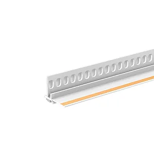 ЕвроПрофиль оконный примыкающий Ideal 001 6 мм 2.5 м белый