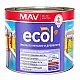 Эмаль MAV Ecol ПФ-115 по металлу и древесине вишневая глянцевая 2.4 л