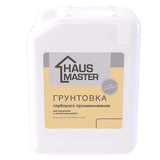 Грунтовка MAV Haus Master глубокого проникновения бесцветная 5 л