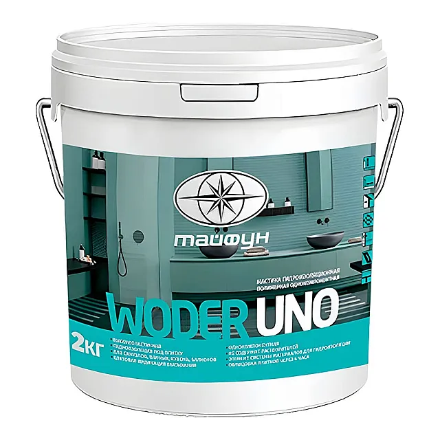 Мастика гидроизоляционная Тайфун Мастер Woder Uno 2 кг