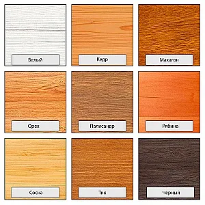 Лак Alpina Аква Лазурь для дерева тик 2.5 л