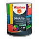 Эмаль универсальная Alpina База 1 шелковисто-матовая белая 0.75 л