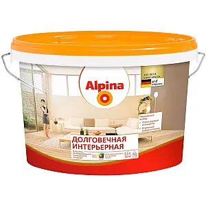Краска Alpina Долговечная интерьерная 948106339 База 1 белая 2.5 л
