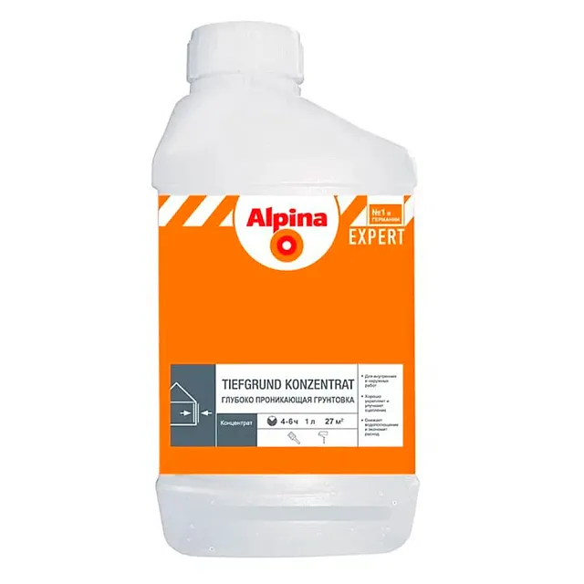 Грунтовка Alpina Expert Tiefgrund Konzentrat 1 л