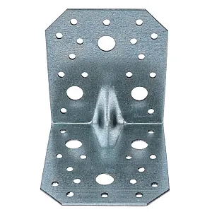 Уголок крепежный Starfix SMP-79585-1 усиленный 90*100*100 мм 1.8 мм белый цинк