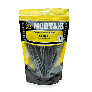 Гвоздь строительный 5*150 мм Монтаж MD001125 1 кг