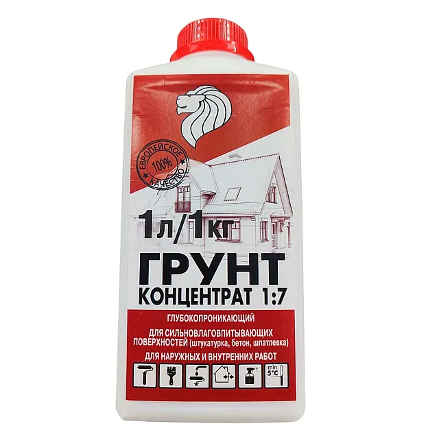 Грунт Malevanka Концентрат 1:7 для наружных и внутренних работ 1 л
