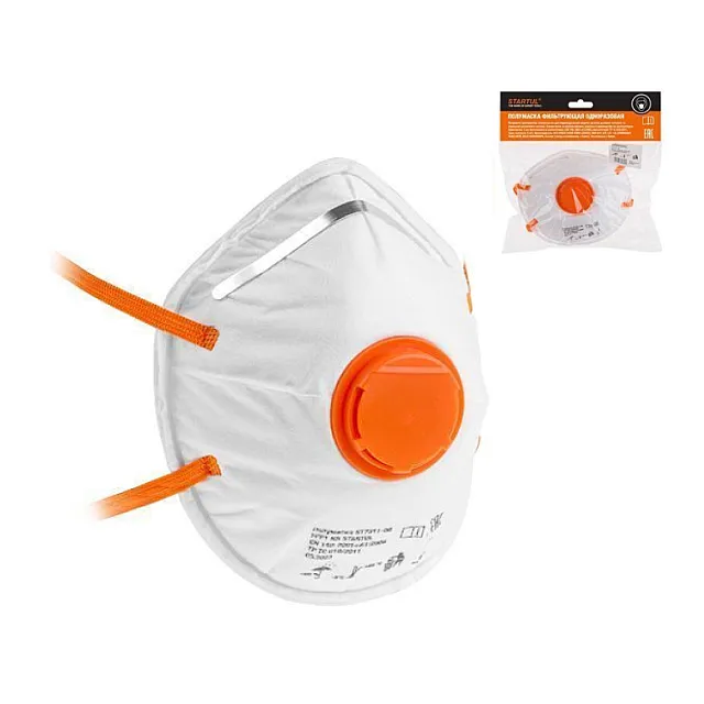 Респиратор Startul ST7311-08 формованный с клапаном FFP1 NR до 4 ПДК