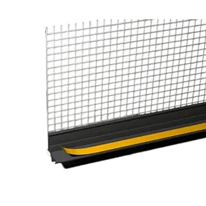 Профиль оконный примыкающий Profigips 6 мм с сеткой 2.4 м графитовый