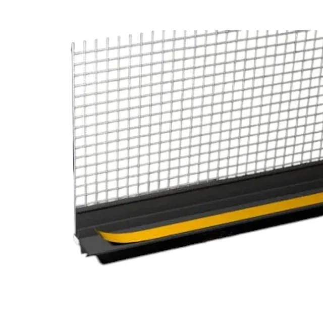 Профиль оконный примыкающий Profigips 6 мм с сеткой 2.4 м графитовый