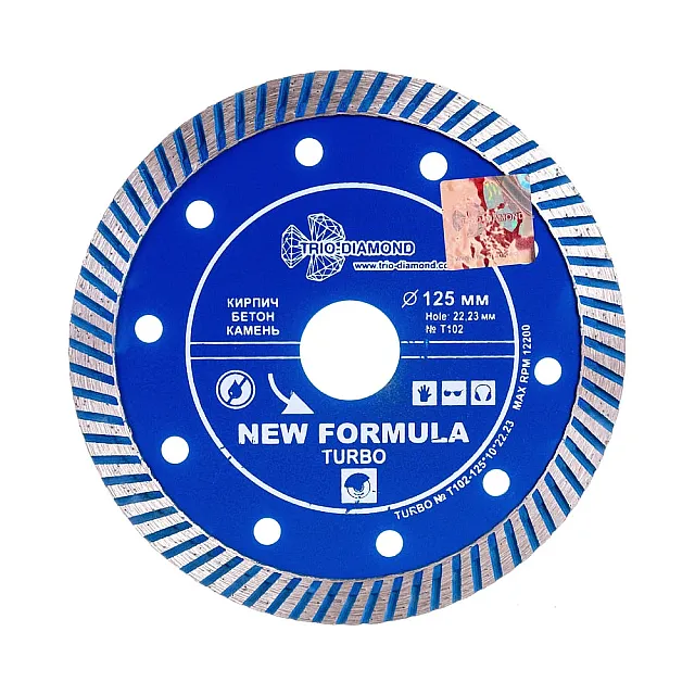 Круг алмазный Trio-Diamond T102 New Formula Turbo 125*22.23 мм