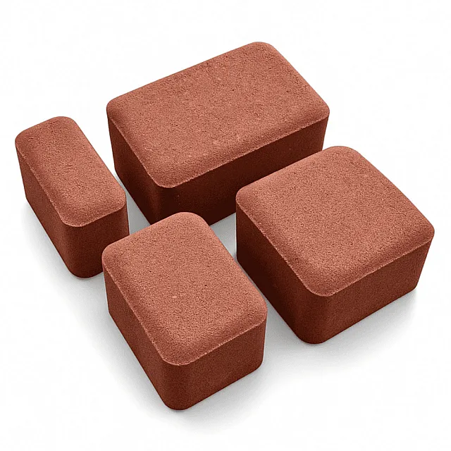 Плитка тротуарная Лидский ЖБИ Старый город 6 см коричневая